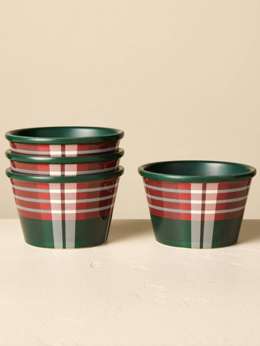 Hearth & Hand With Magnolia Set of 4 8.5 fl oz Melamine Mini Bowls Signature Pla